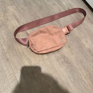 lululemon rose-peach waist pouch